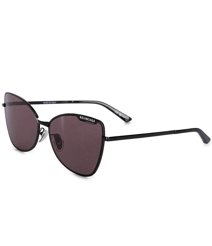 

Balenciaga Женские солнцезащитные очки-бабочки BB0262SA 60 мм, черный