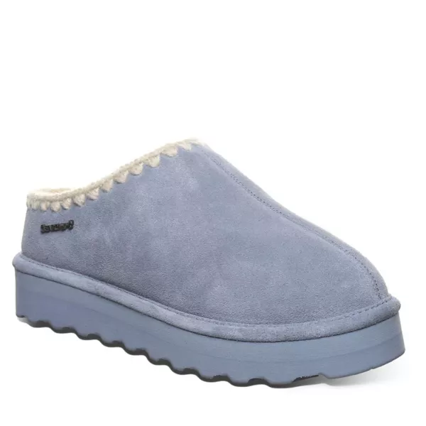 Вязаные крючком женские тапочки Martis Bearpaw, цвет blue fin