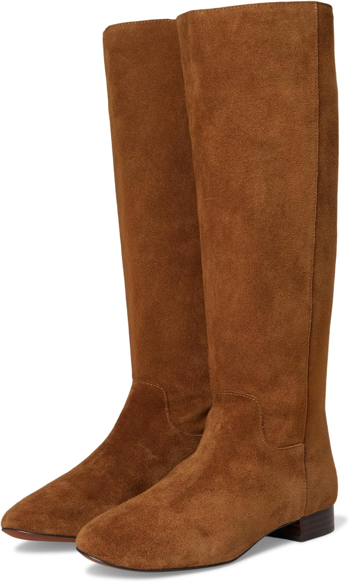 Ботинки Madewell Women's Taylor Round Toe Tall Boots - Suede, Dried Acorn