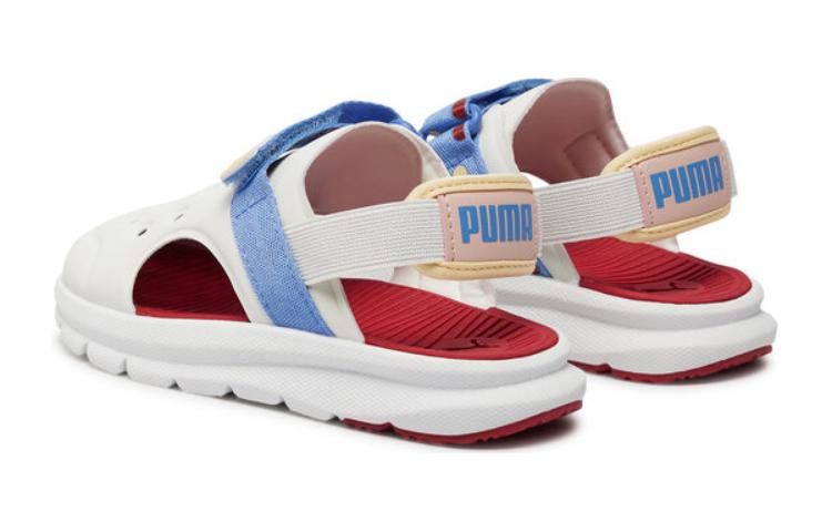 Детские сандалии Evolve Cushioning с износостойкой амортизацией PUMA, синий/белый — фото 3