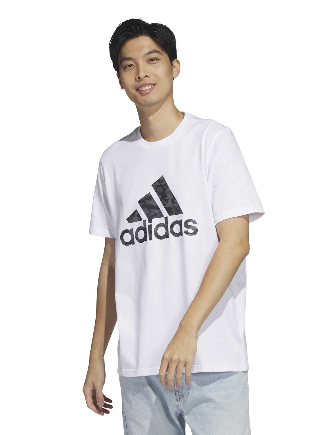 

Футболка Adidas Sportswear Camo Short Sleeve, белый