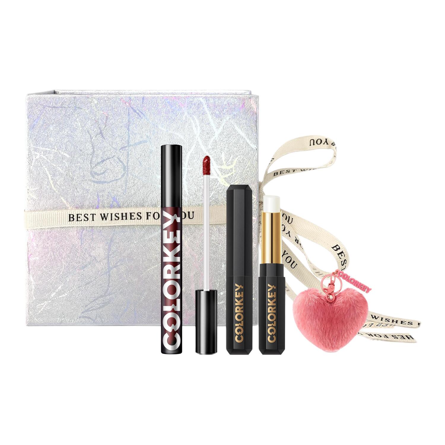 

Набор жидких помад Hello Kitty Air Liquid Lipstick Box Makeup Sets велюровое матовое покрытие без макияжа 6 шт Colorkey