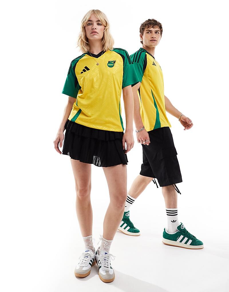 

Желтая домашняя футболка adidas Football Jamaica 24/25