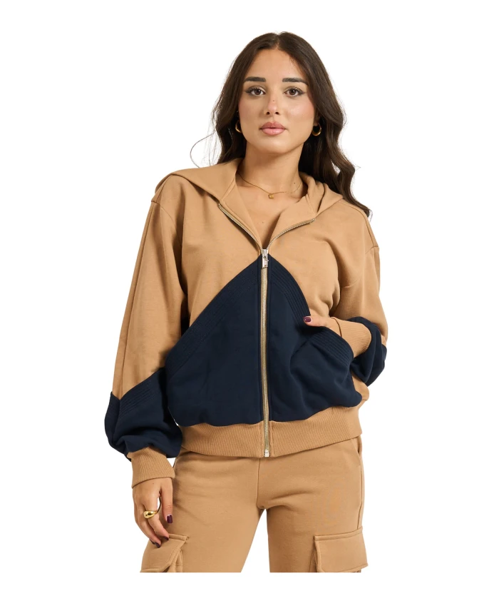 

Толстовка с цветными блоками Jijil, мультиколор