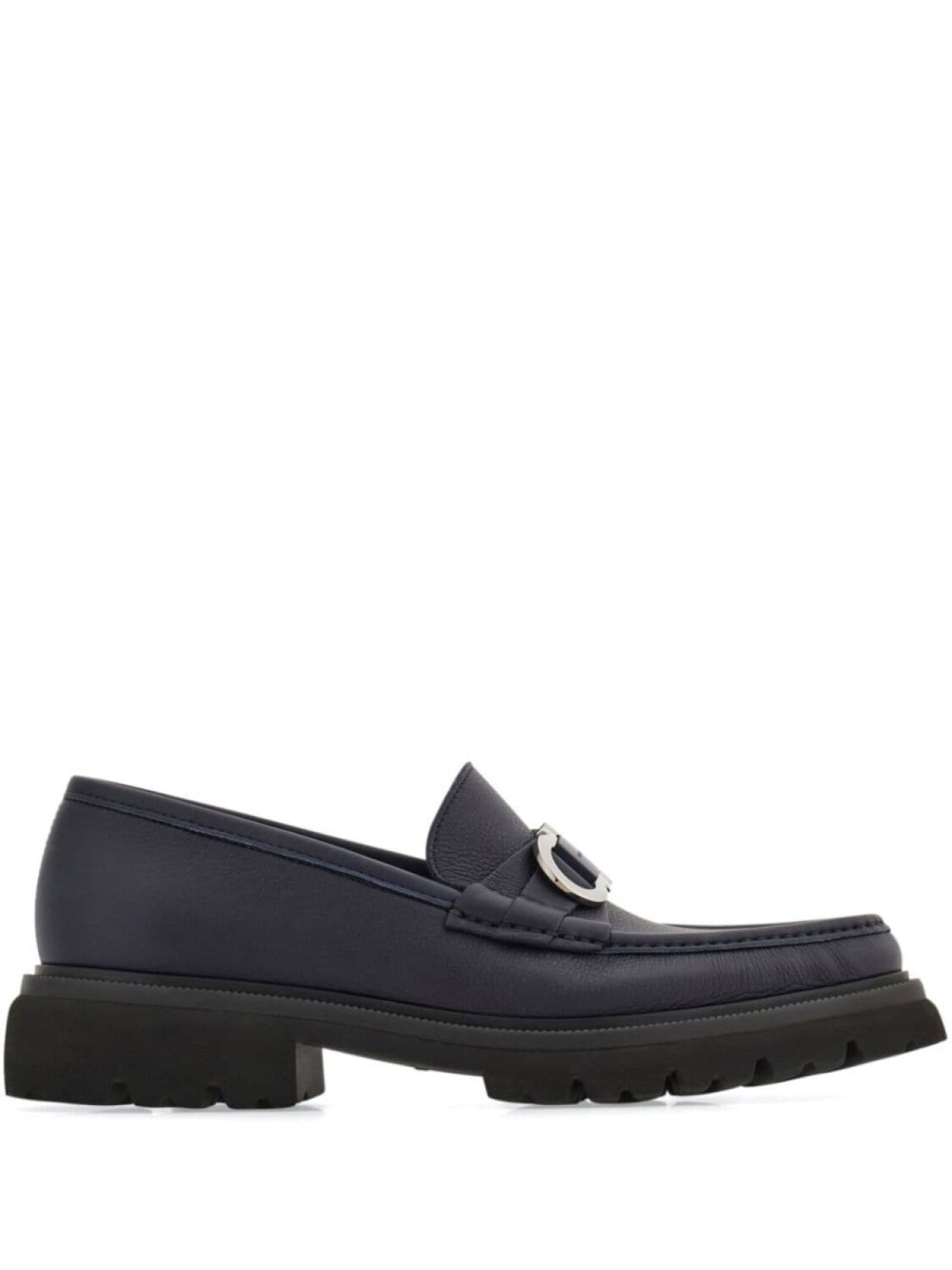 

Лоферы с пряжкой Gancini Ferragamo, синий