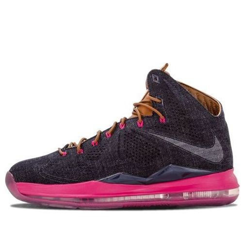 

Кроссовки lebron 10 ext denim qs Nike, синий