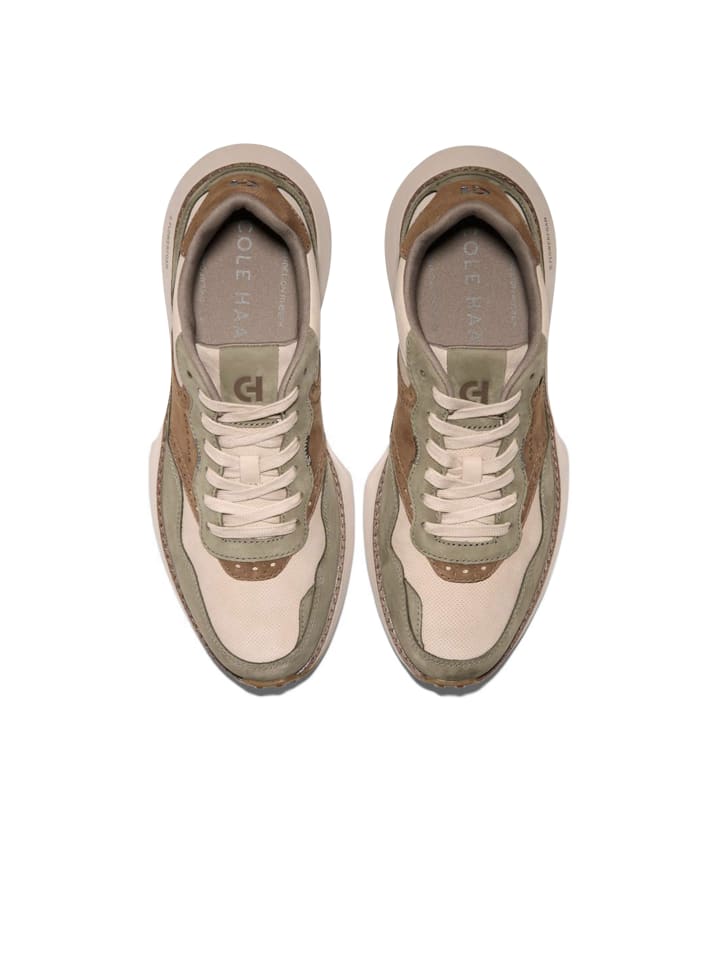 Cole Haan Ботинки GRANDPRO ASHLAND на шнуровке из нубука цвета "морская черепаха" цвета "овсянка" — фото 2