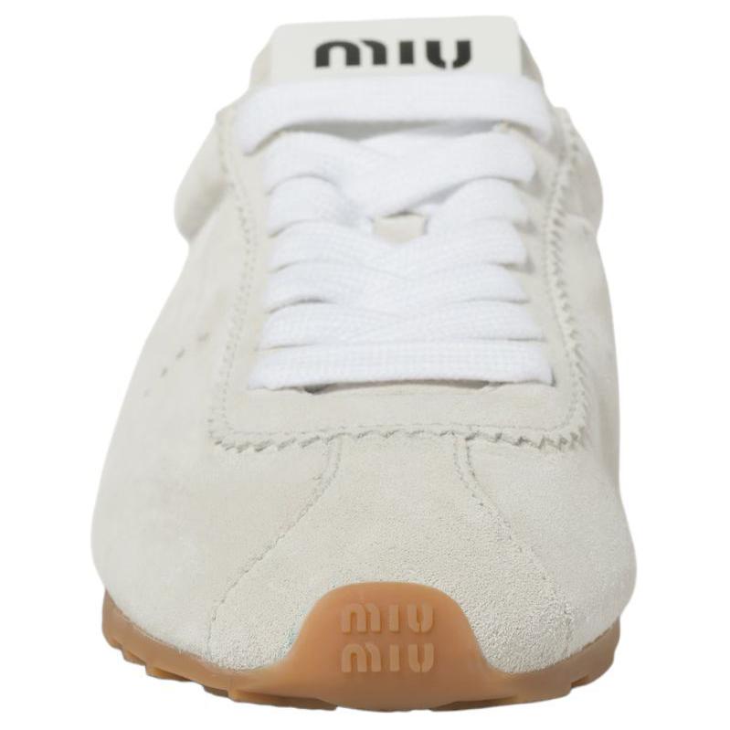 Женские бежевые кеды Low Top Casual MIU MIU — фото 3