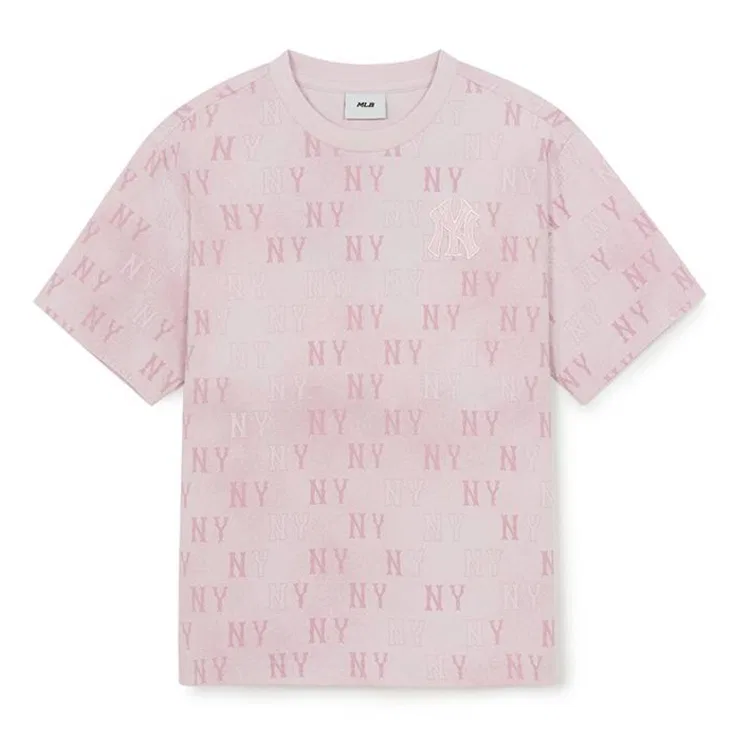 Футболка с круглым вырезом Moderate MLB KIDS, Light Pink