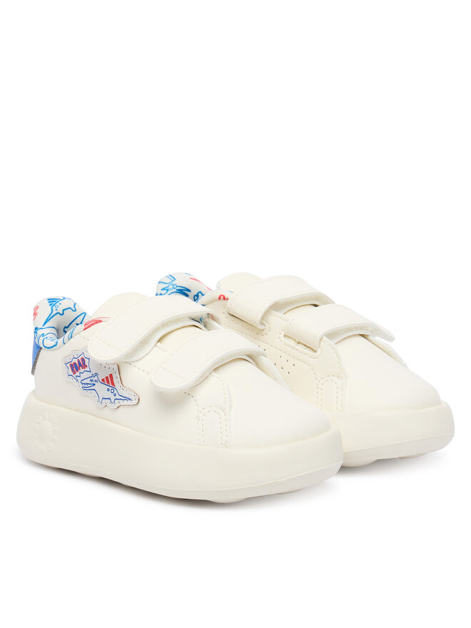 Кроссовки Advantage Dino Shoes Kids JP6163 Adidas, белый — фото 2