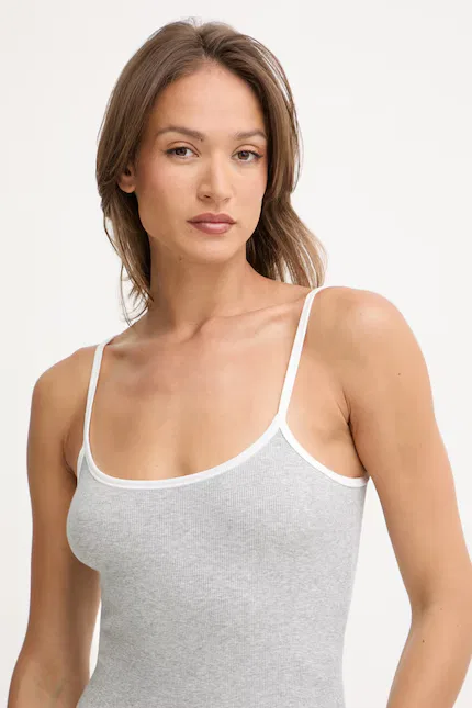 Боди Tommy Hilfiger, серый — фото 3