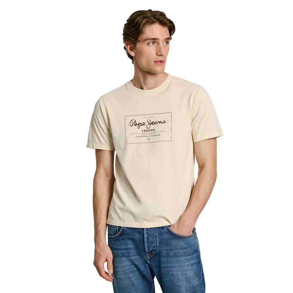 

Футболка с коротким рукавом Pepe Jeans PM509650, бежевый