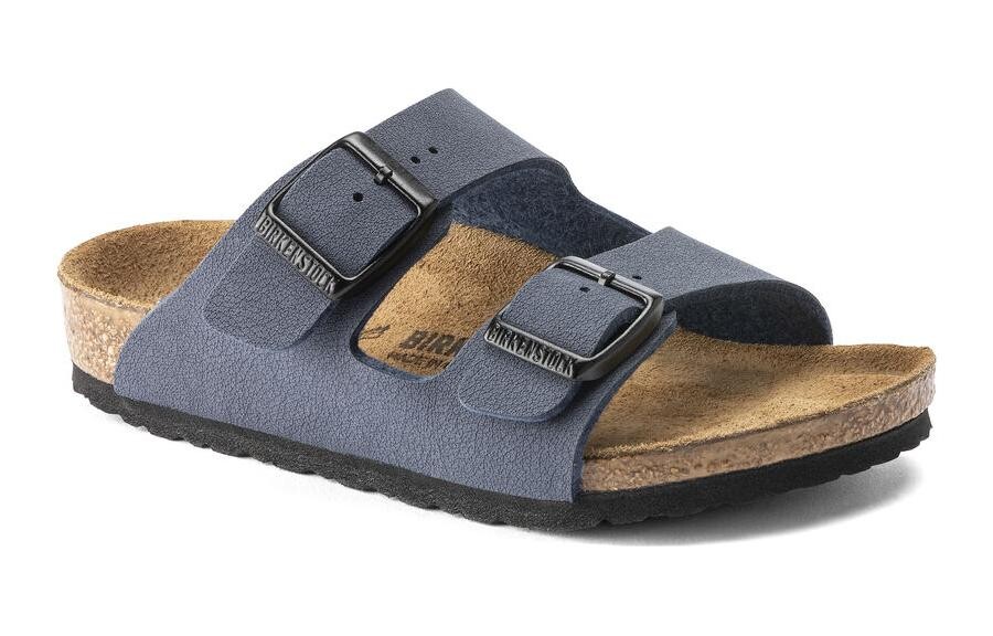 Детские тапочки для детей Birkenstock, темно-синий — фото 2