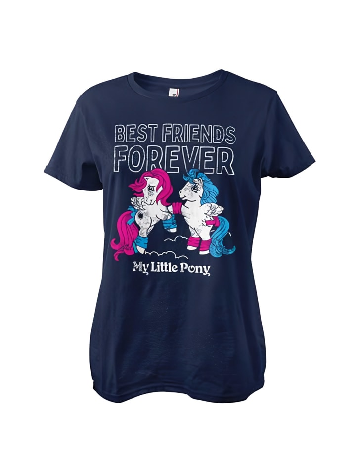 

Футболка Best Friends Forever Girly Tee синего цвета My Little Pony, Синий, Футболка Best Friends Forever Girly Tee синего цвета My Little Pony