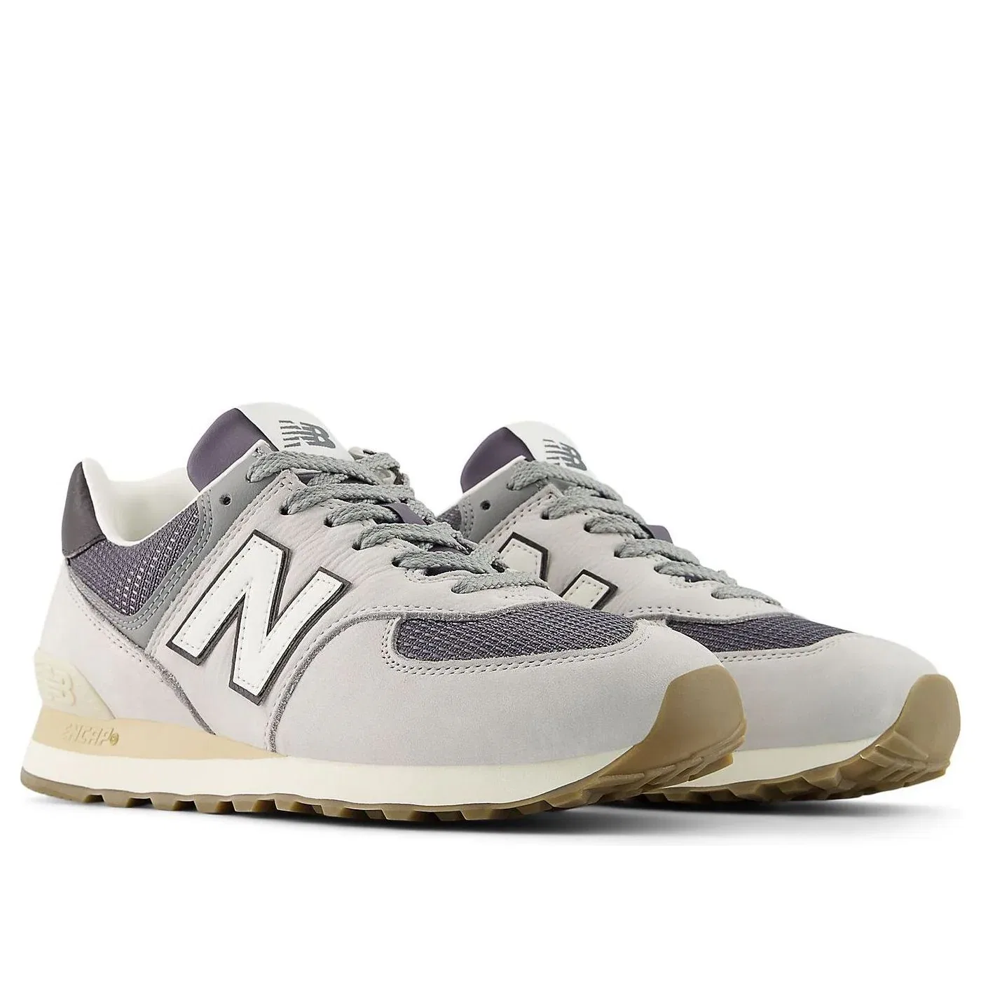 Кроссовки New Balance 574 'Grey Matter Dark Silver Metallic' U57418X, серый — фото 4