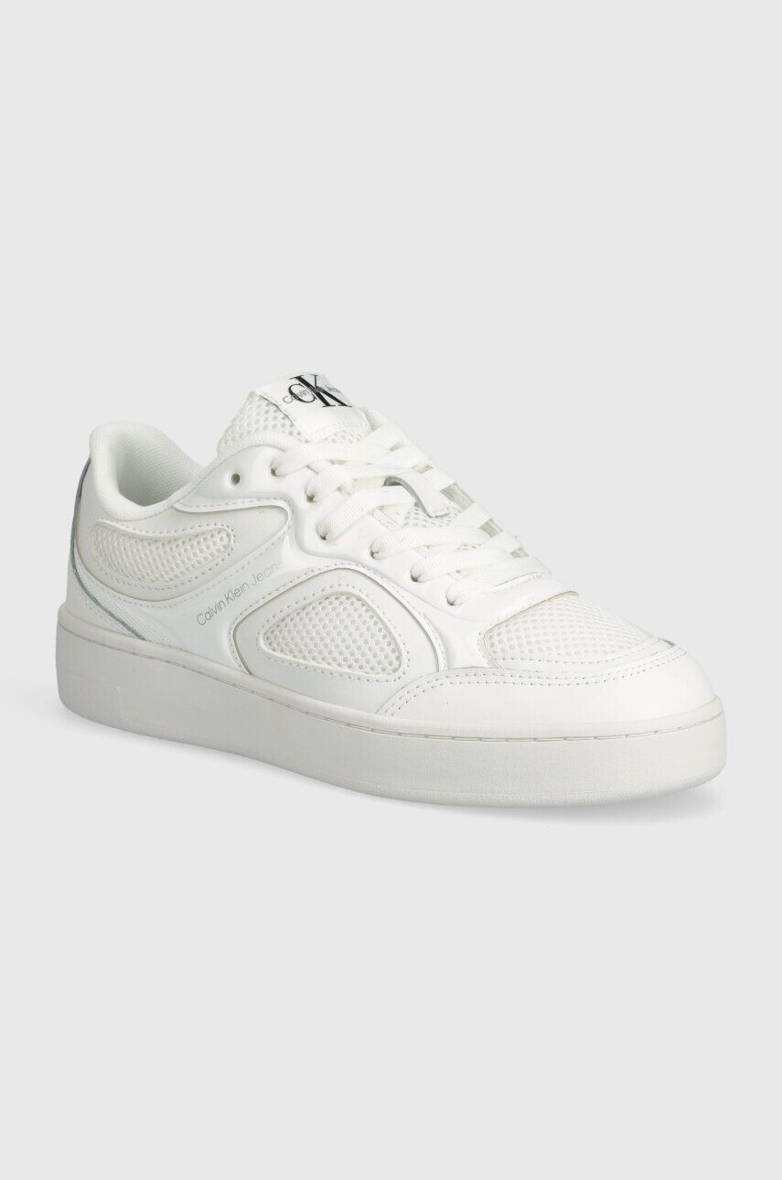 

Кроссовки Calvin Klein Jeans BASKET CUPSOLE LOW MIX IN MET, белый