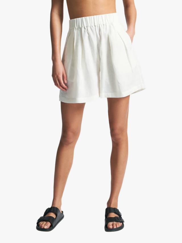 

Цюрихские шорты из чистого льна ASCENO, White