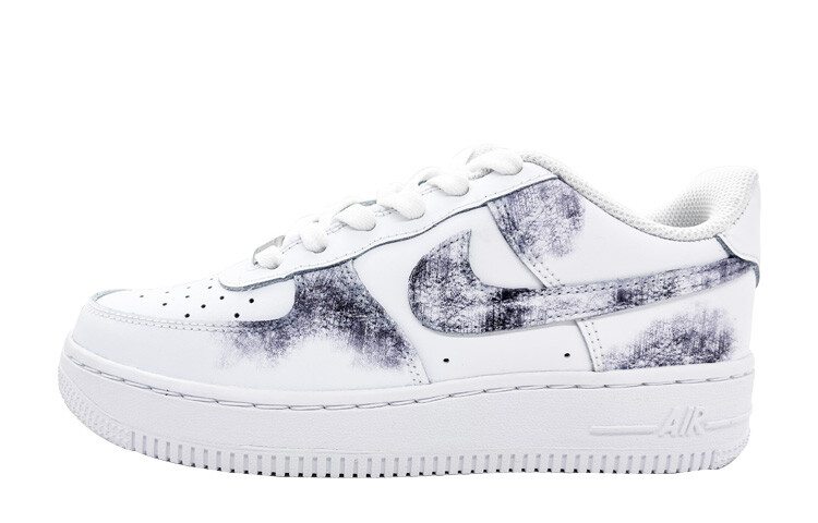 

Кроссовки Nike Air Force 1 Skateboarding Shoes Women's Low-top White, Gray, белый