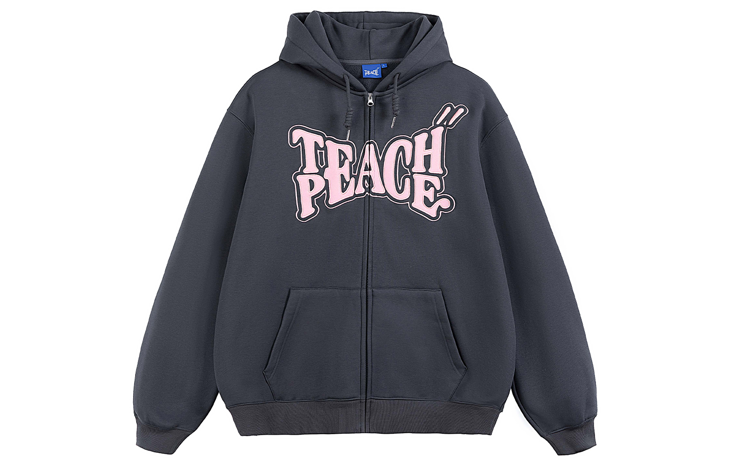 

Толстовка унисекс, 2 шт Teach Peace, серый/серый