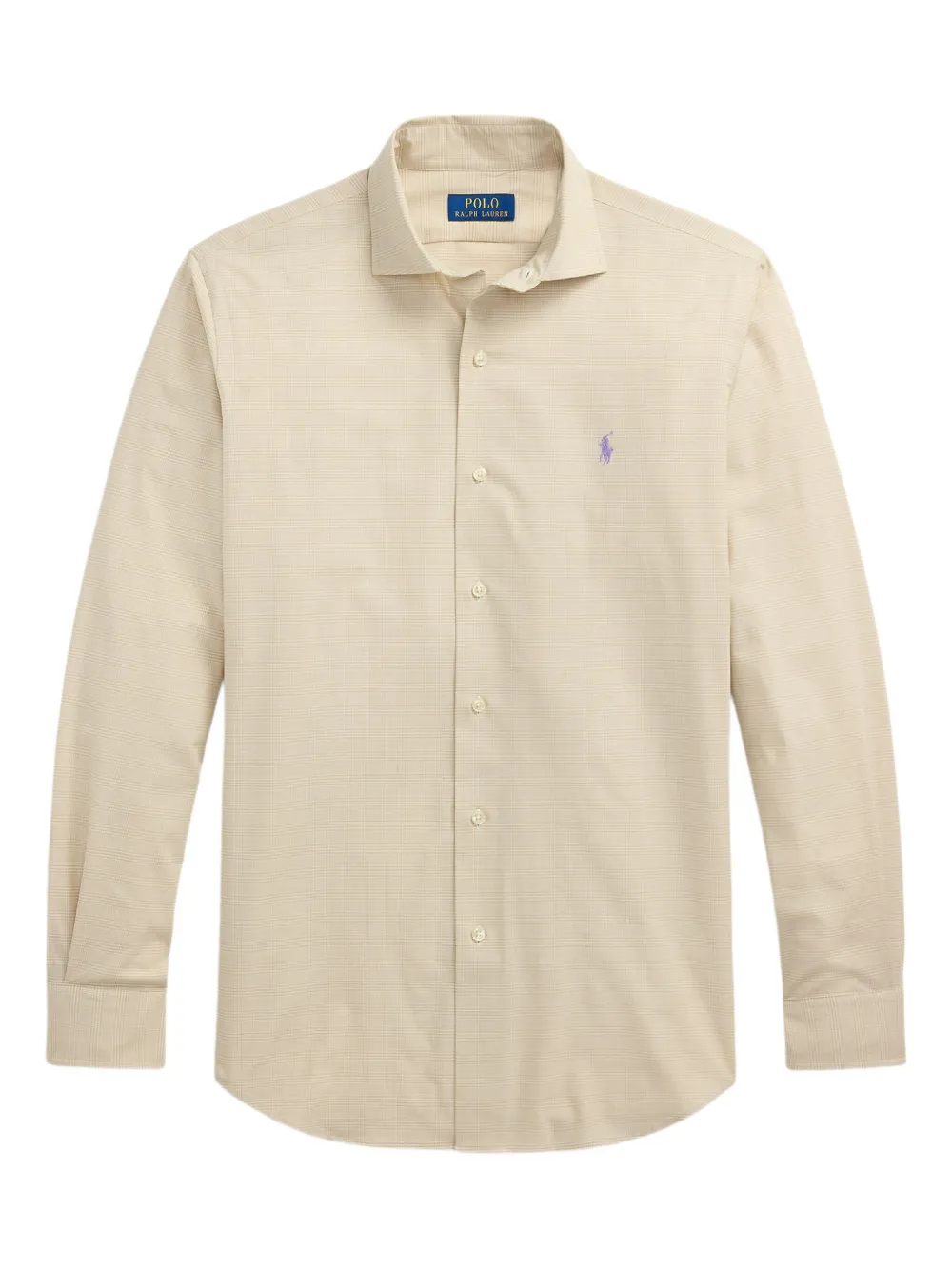 

Поплиновая рубашка Polo Ralph Lauren, нейтральный