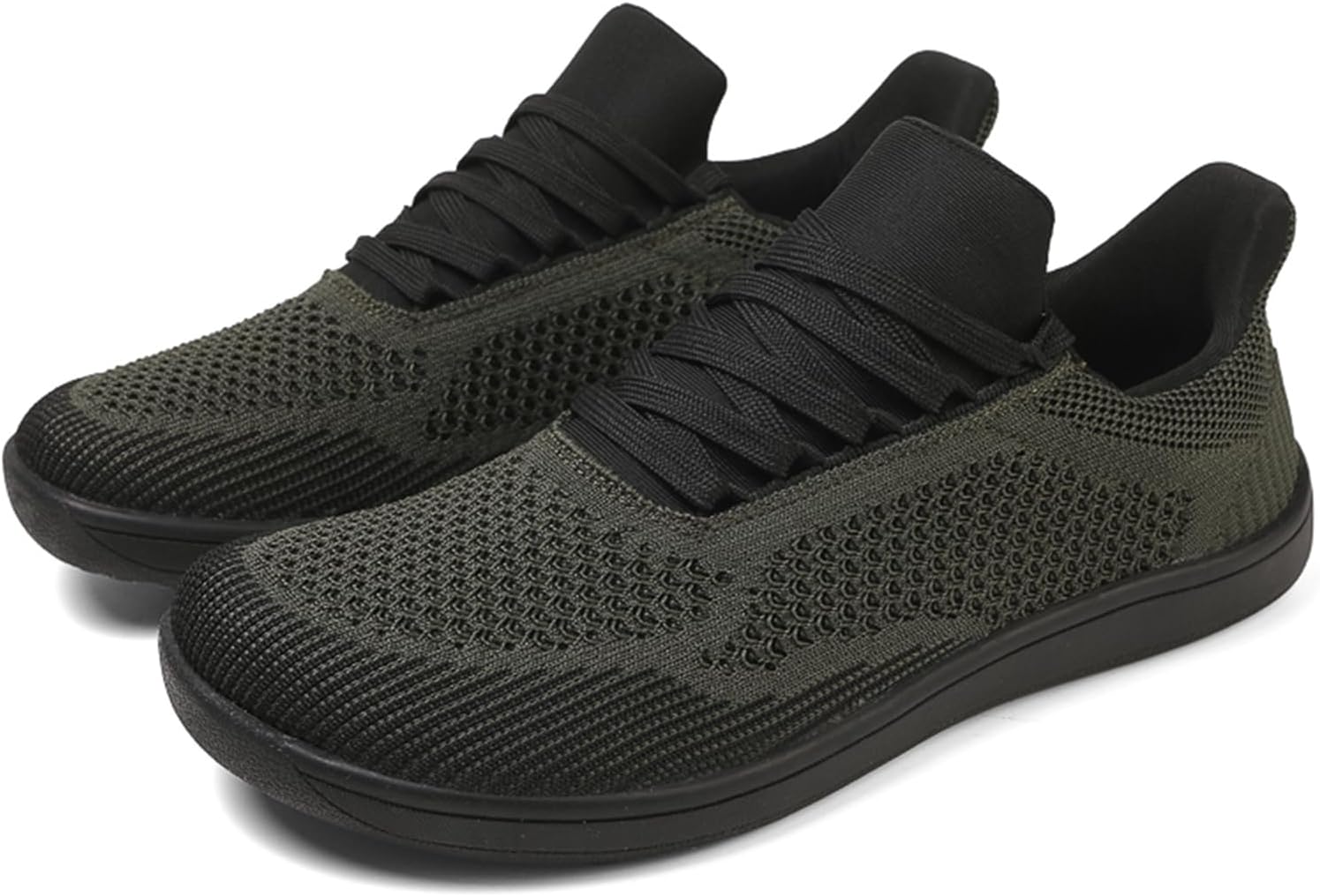 

Мужские и женские кроссовки RUMPRA для ходьбы, с широким носком и нулевым перепадом высоты подошвы, минималистичные кроссовки для походов, спортзала и тренировок, зеленый