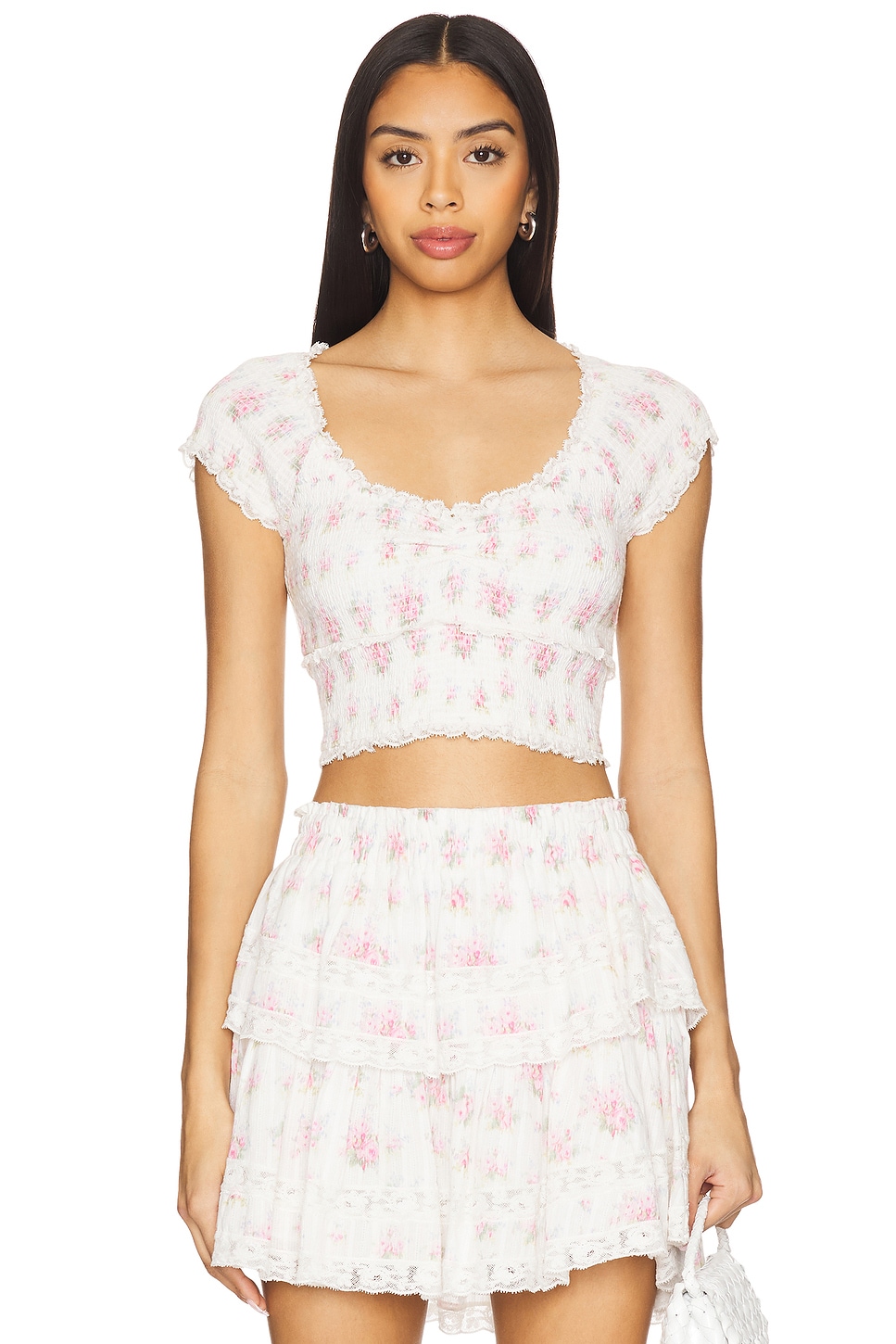 

Топ Cambron Loveshackfancy, thulian pink