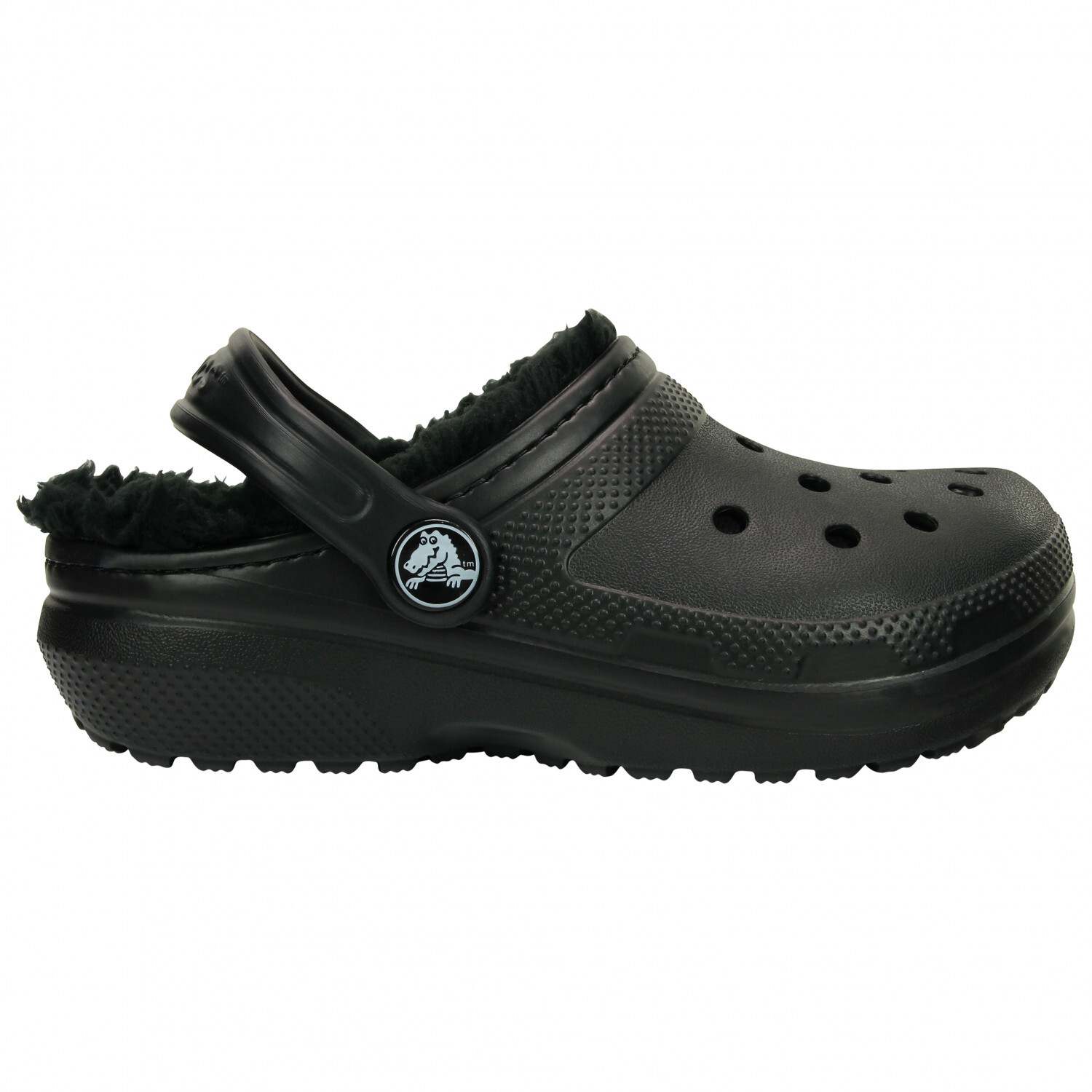 

Тапочки Crocs Classic Lined Clog, цвет Black/Black