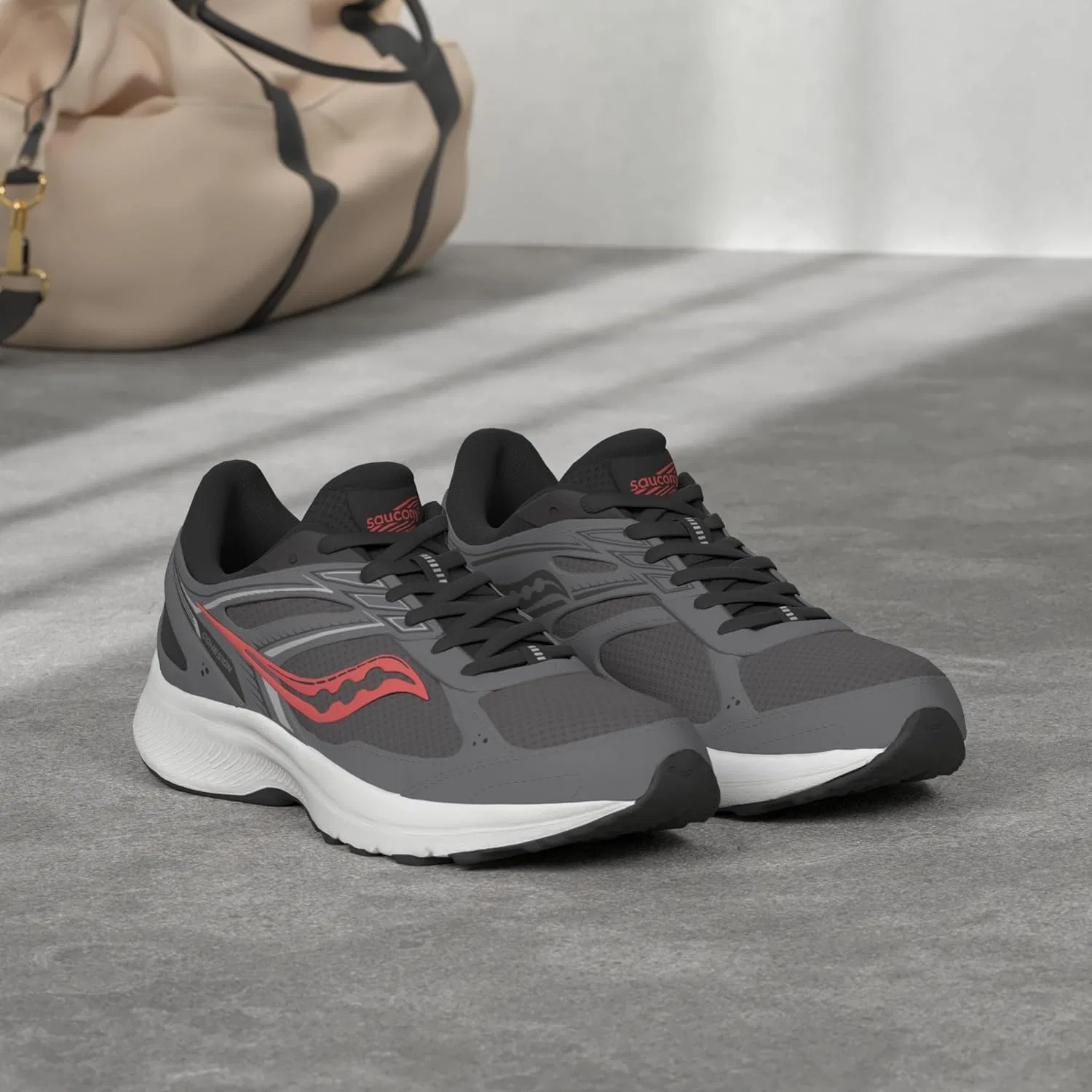 Мужские кроссовки для трейлраннинга Saucony S20633-4, Charcoal Flame — фото 2