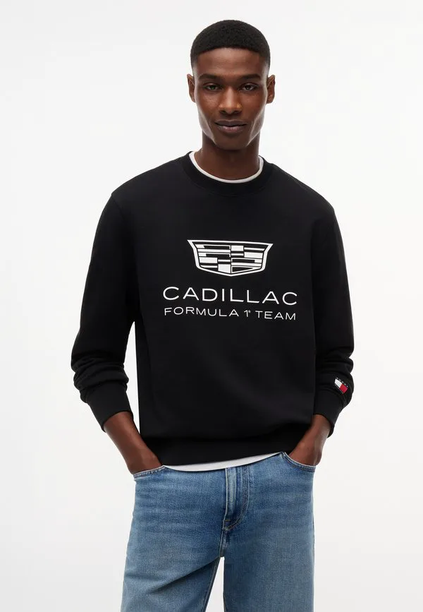 Толстовка унисекс с логотипом команды cadillac formula 1. Tommy Hilfiger, Black — фото 2
