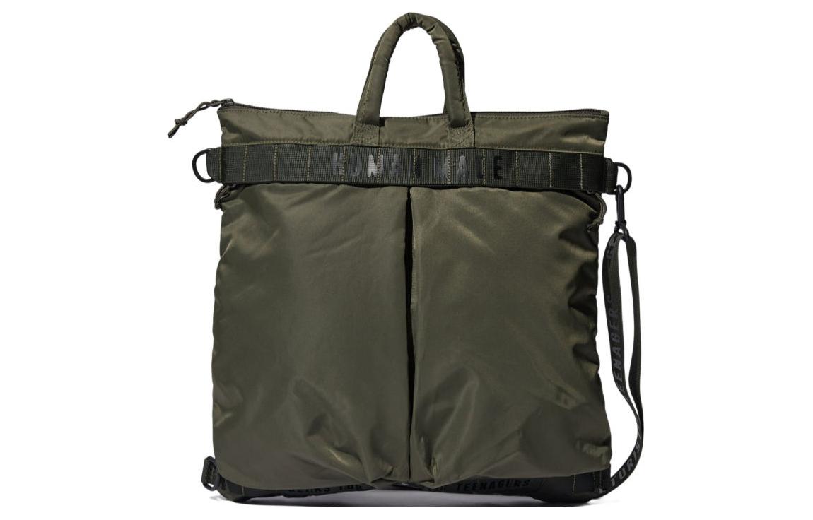 

HUMAN MADE Нейлоновая сумка через плечо мужская оливковая, Olive Green