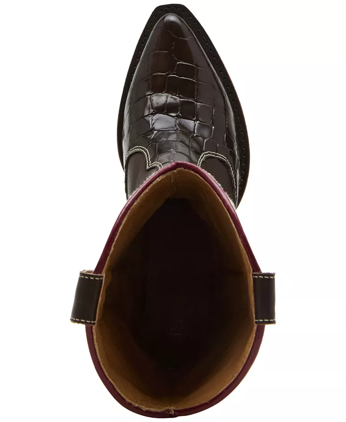 Женские ковбойские сапоги Arroyo Western Steve Madden, синий — фото 4