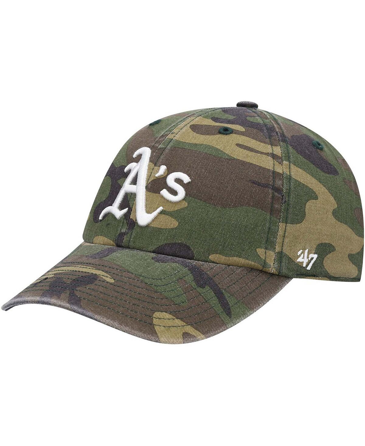 

Мужская регулируемая кепка с камуфляжным принтом Oakland Athletics Team Clean Up '47 Brand