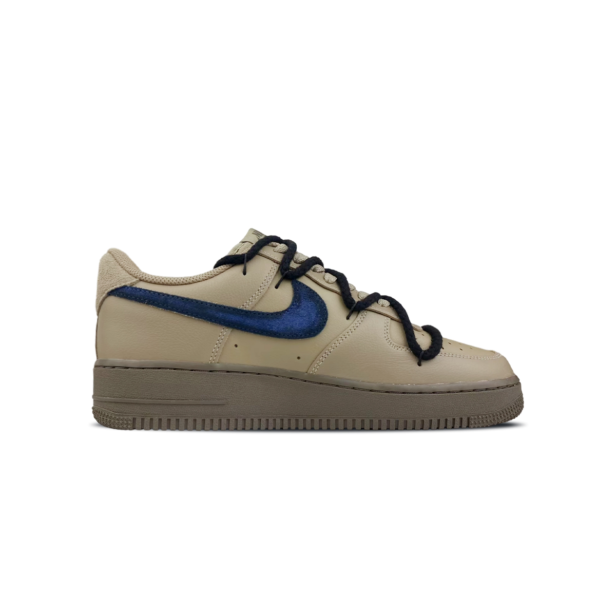 Air Force 1 BNK Blessing, устойчивые к истиранию низкие скейтерские кроссовки унисекс Nike, коричневый — фото 4