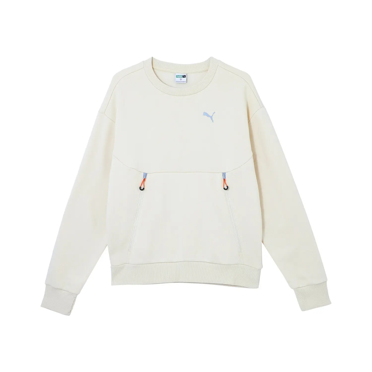 

Зимняя технологичная футболка TB CREW FOREVER.FASTER. WARMCELL Толстовка Мужская Снег PUMA