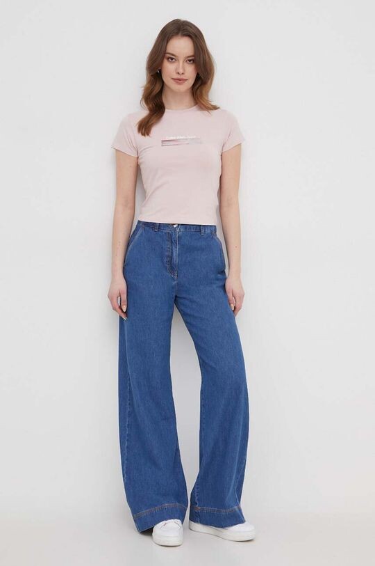 

Топ Calvin Klein Jeans, розовый