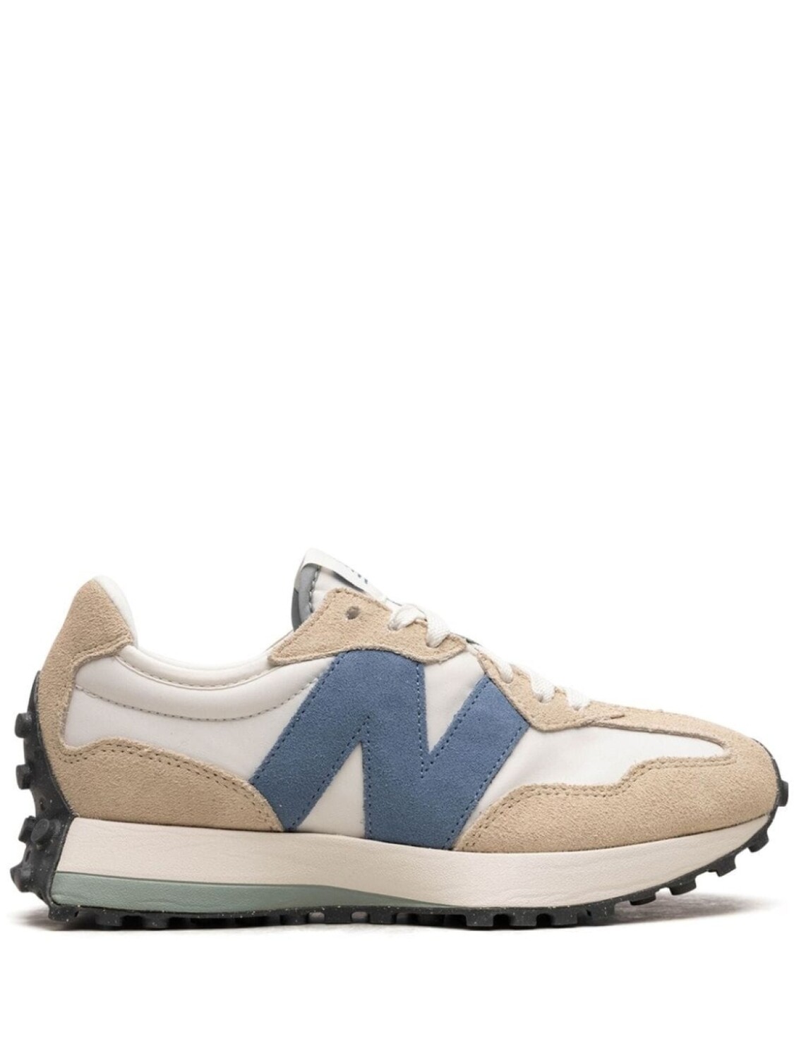 

Кроссовки New Balance 327, бежевый/синий