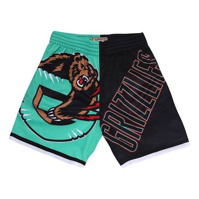 

Спортивные шорты Mitchell & Ness x NBA Memphis Grizzlies Big Face Shorts 'Black Green', черный