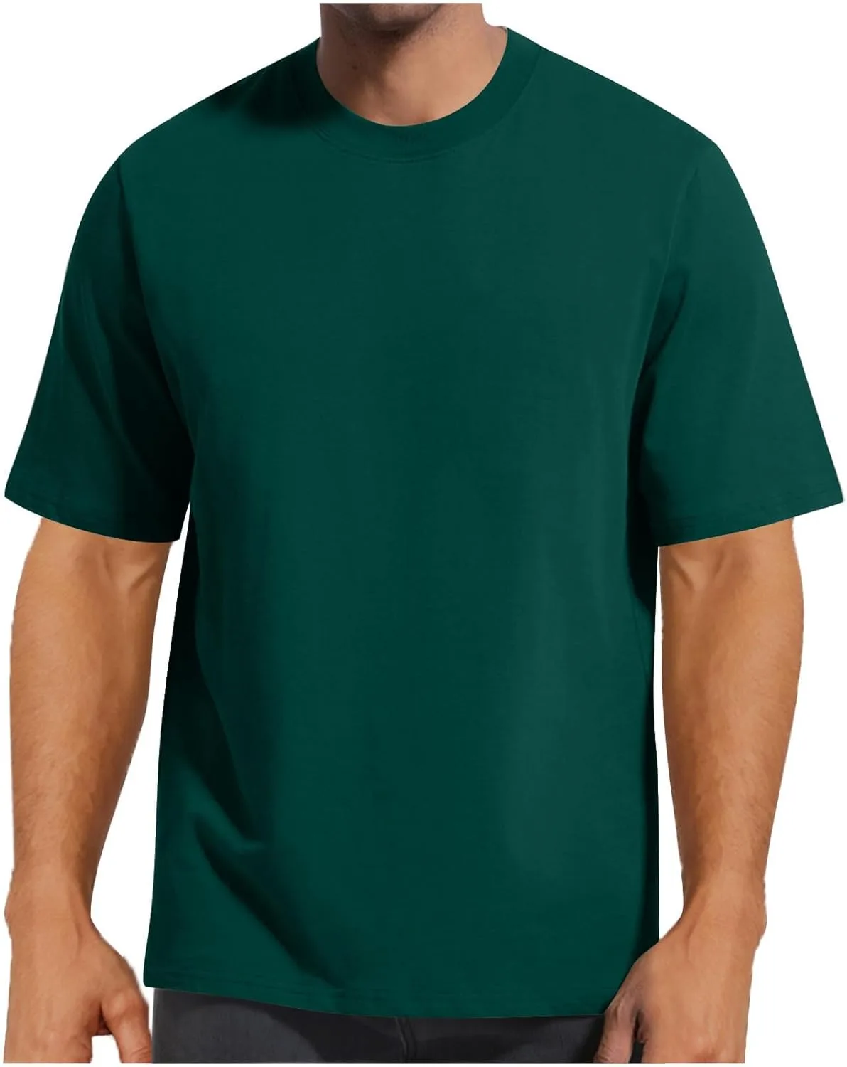 

Мужская футболка с круглым вырезом, мягкая и дышащая, для лета 2026 FZYLQY