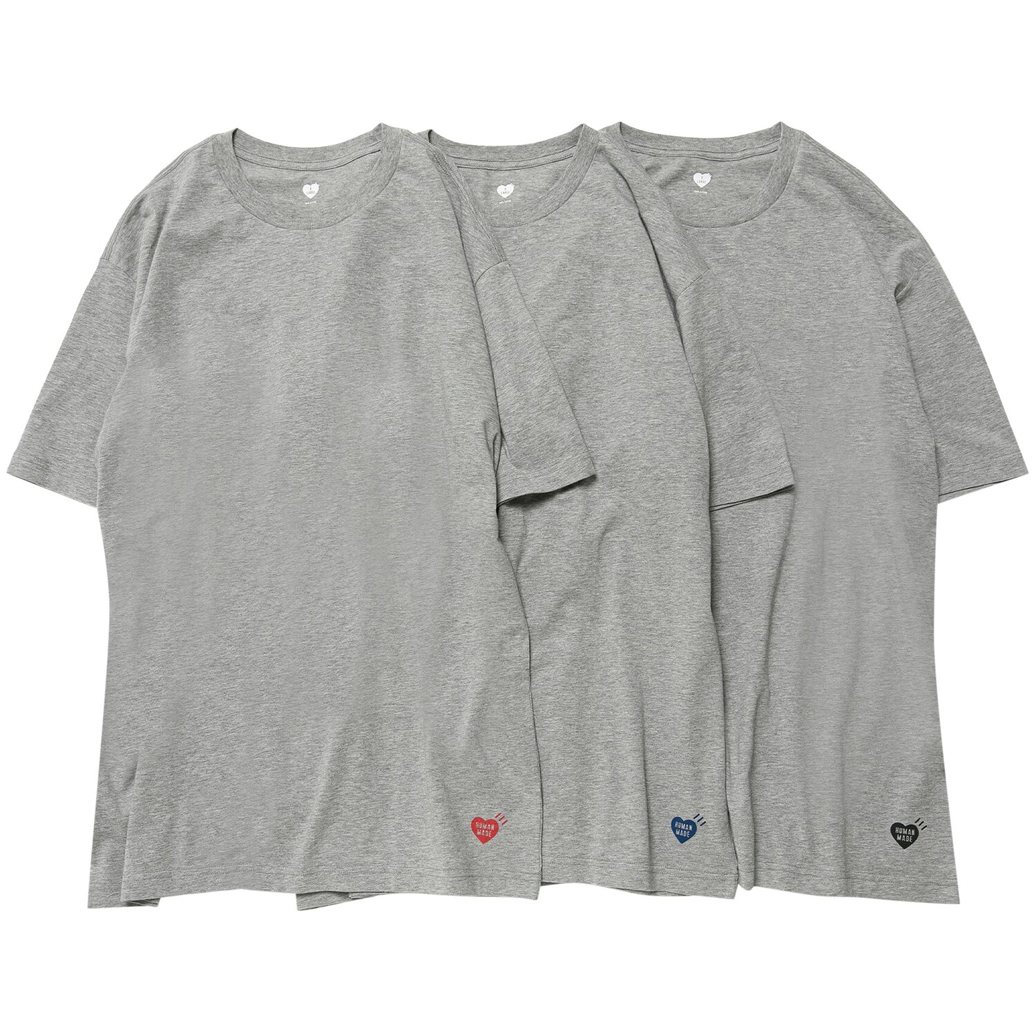

Футболка Human Made (3 шт.), Серая, Серый, Футболка Human Made (3 шт.), Серая