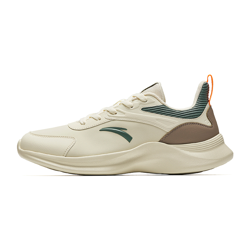 

ANTA Кроссовки для бега из коллекции Running, износостойкие, с низким верхом, противоскользящие, мужские, бежево-зеленые