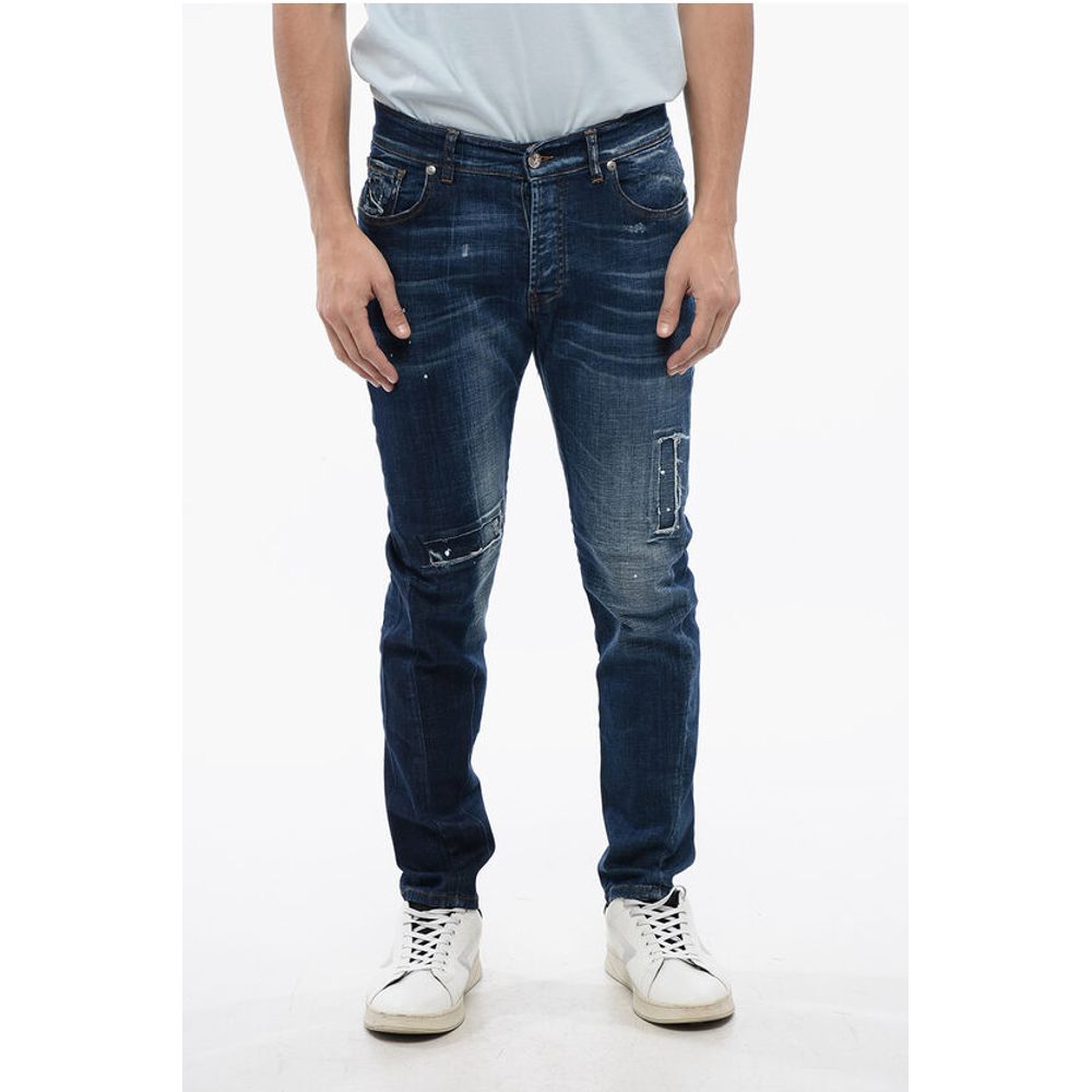 

Джинсы MICK Skinny Fit со вставками 16 см John Richmond, Blue