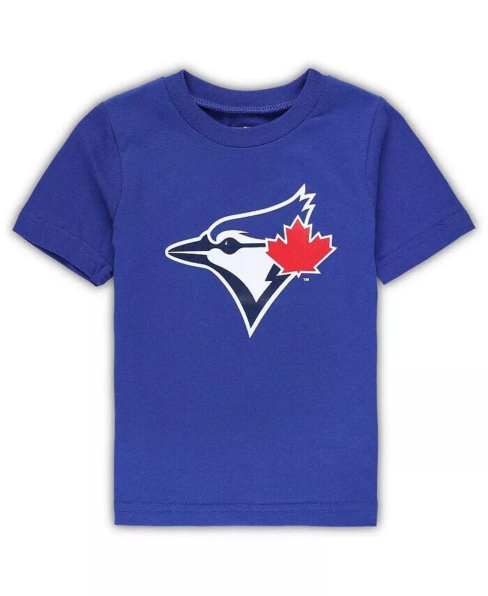

Футболка с основным логотипом Royal Toronto Blue Jays Team Crew для мальчиков и девочек для малышей Outerstuff