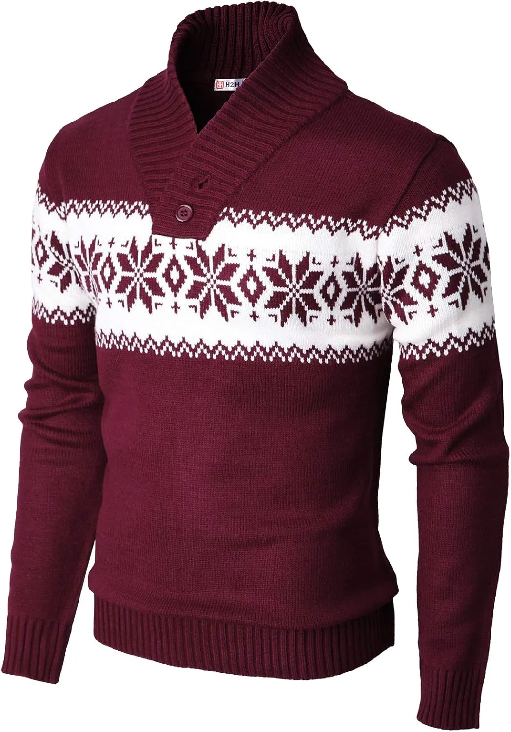 

Мужской свитшот Casual Slim Fit с начесом внутри H2H