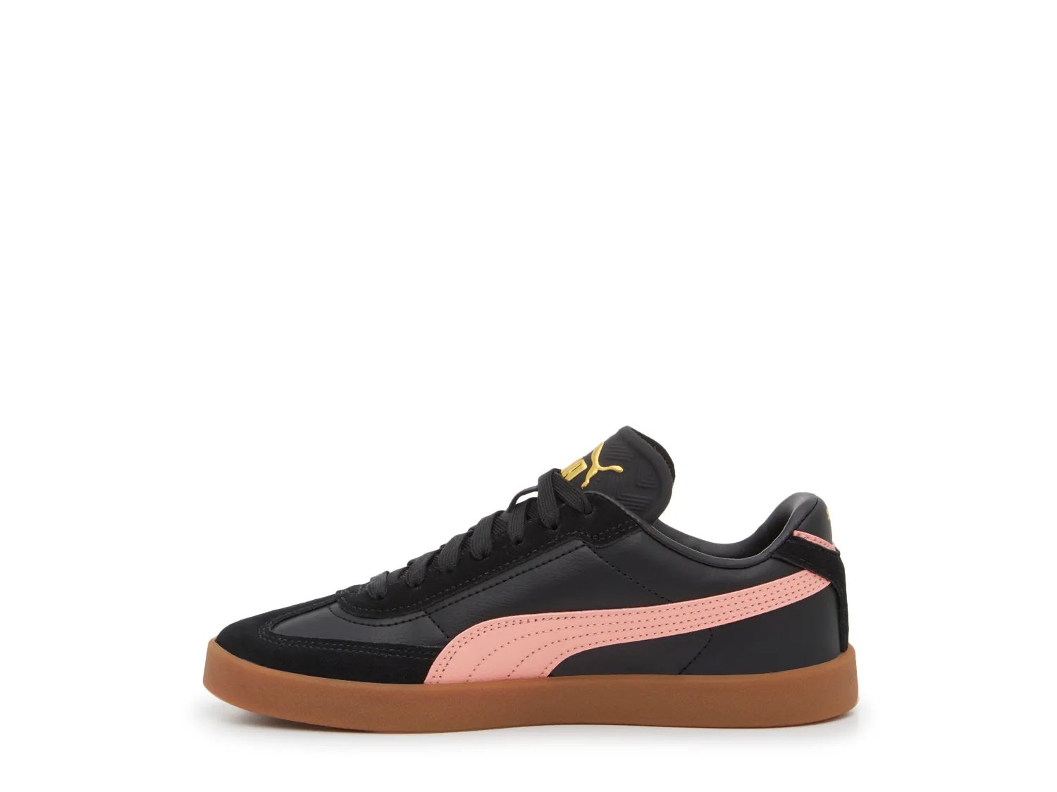 Кроссовки Puma Club II Era Sneaker - Kids', черный/розовый — фото 3