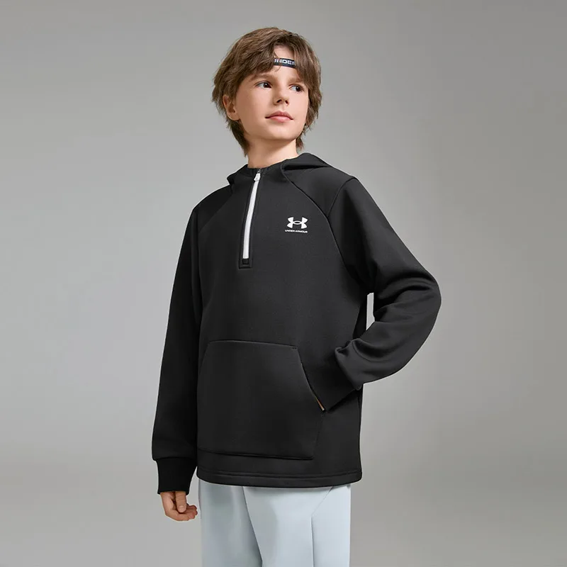 Свитшот для тренировок подростковый Under Armour, черный — фото 4
