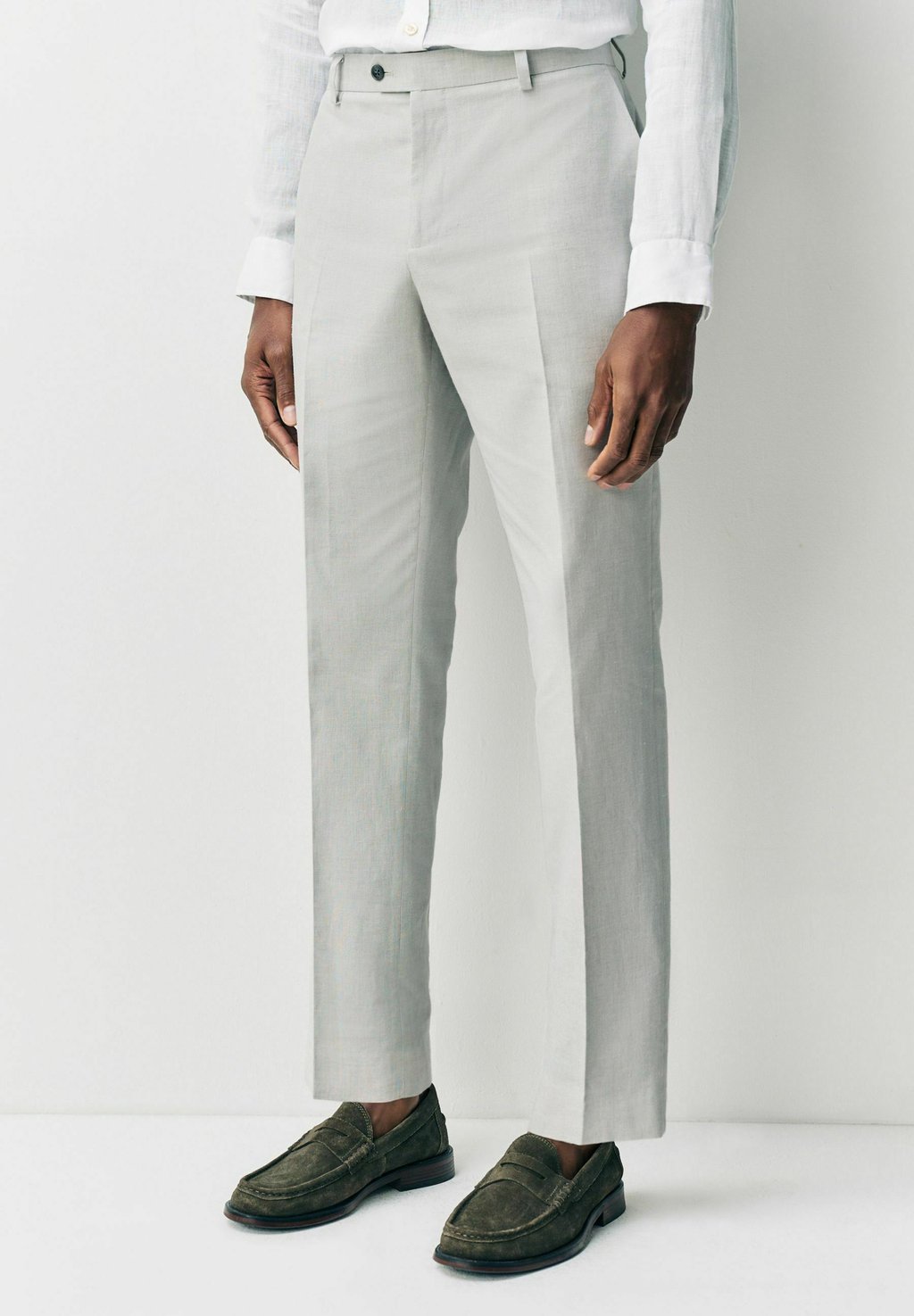 

Костюмные брюки REGULAR FIT - TAILORED TEXTURE - Trousers Next, бежевый