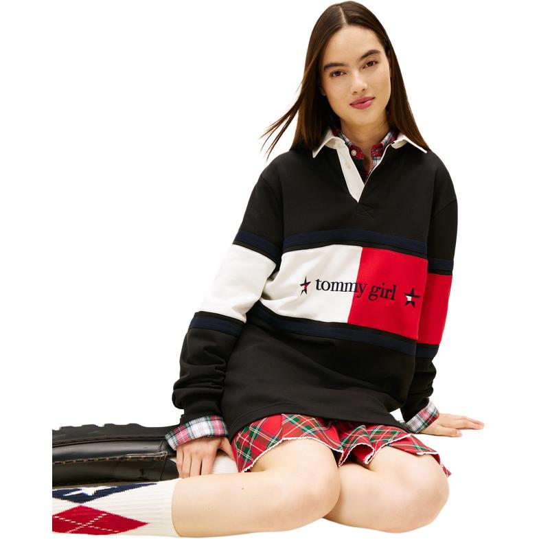 

Женское платье с коротким рукавом Tommy Hilfiger, черный