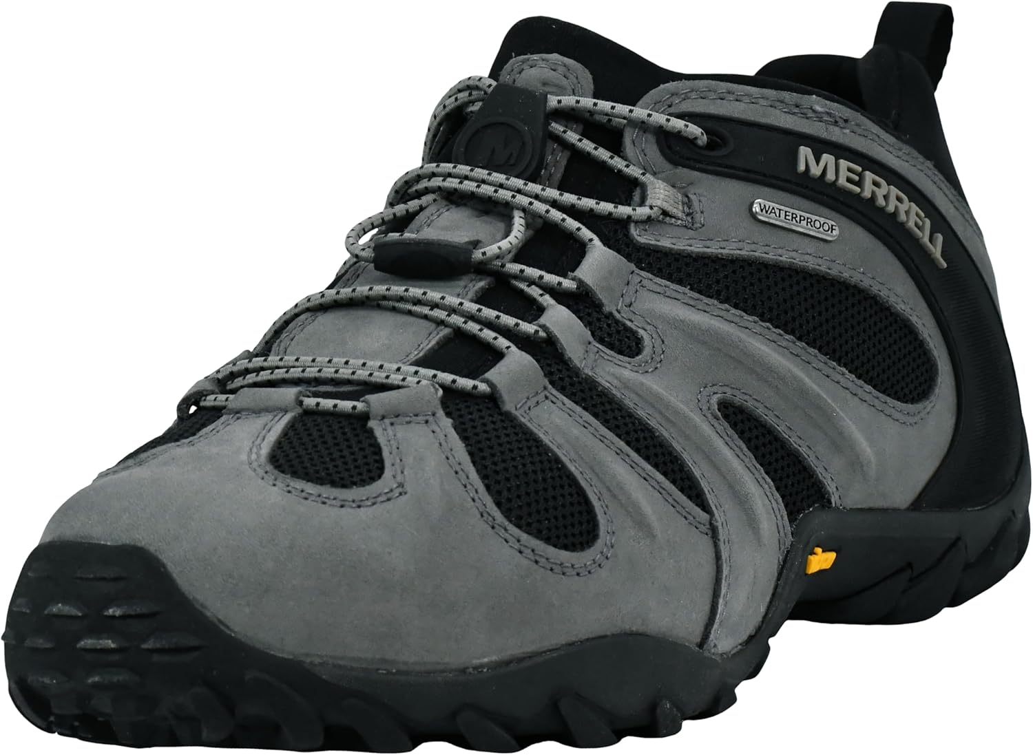 

Мужские тактические ботинки Merrell Chameleon 8 Stretch, водонепроницаемый нубук и верх из сетки, ультра-легкие походные боевые ботинки, Charcoal