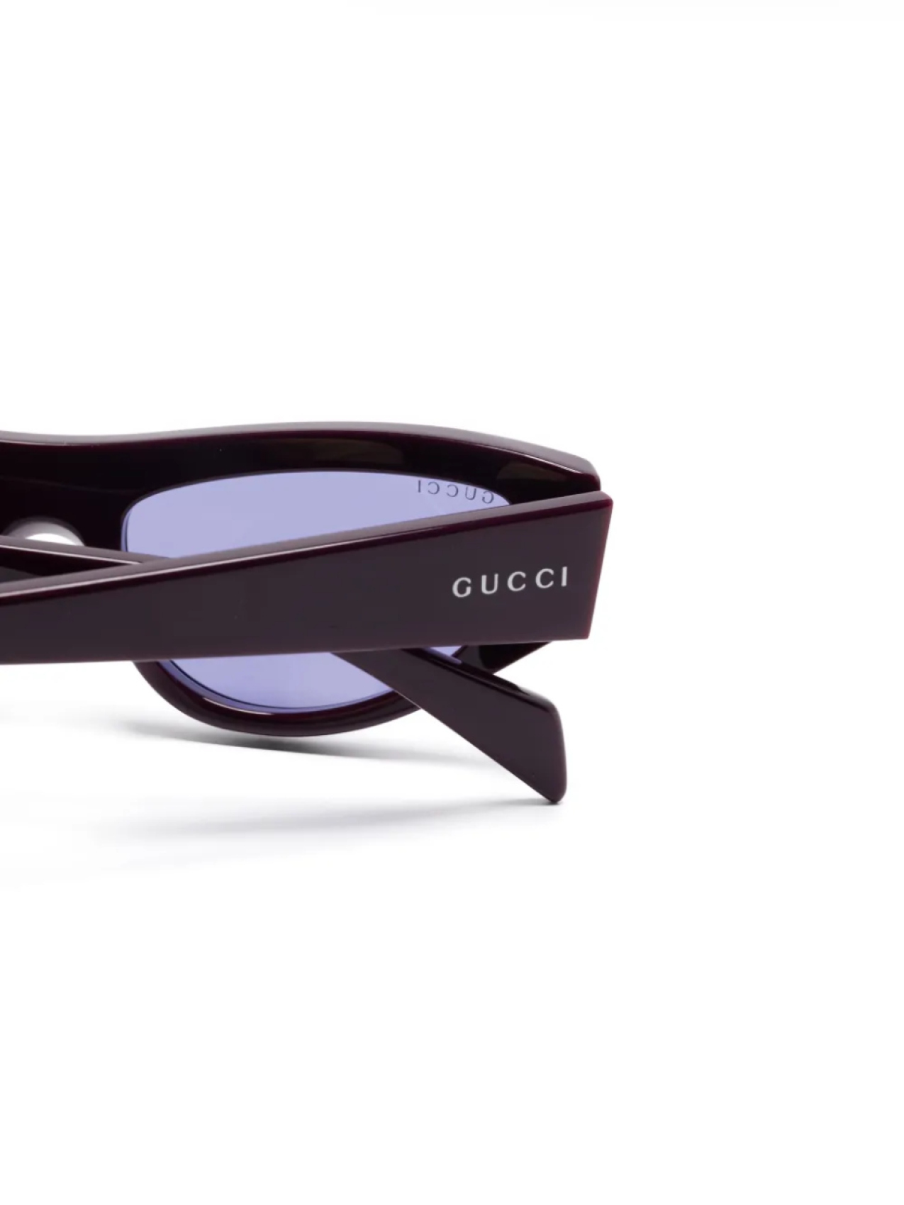 Солнцезащитные очки Gucci Eyewear в оправе «кошачий глаз», фиолетовый — фото 3