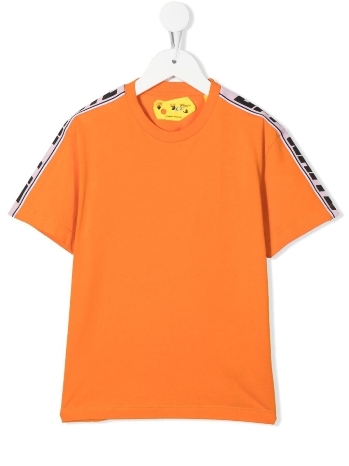 

Off-White Kids футболка с логотипом, оранжевый